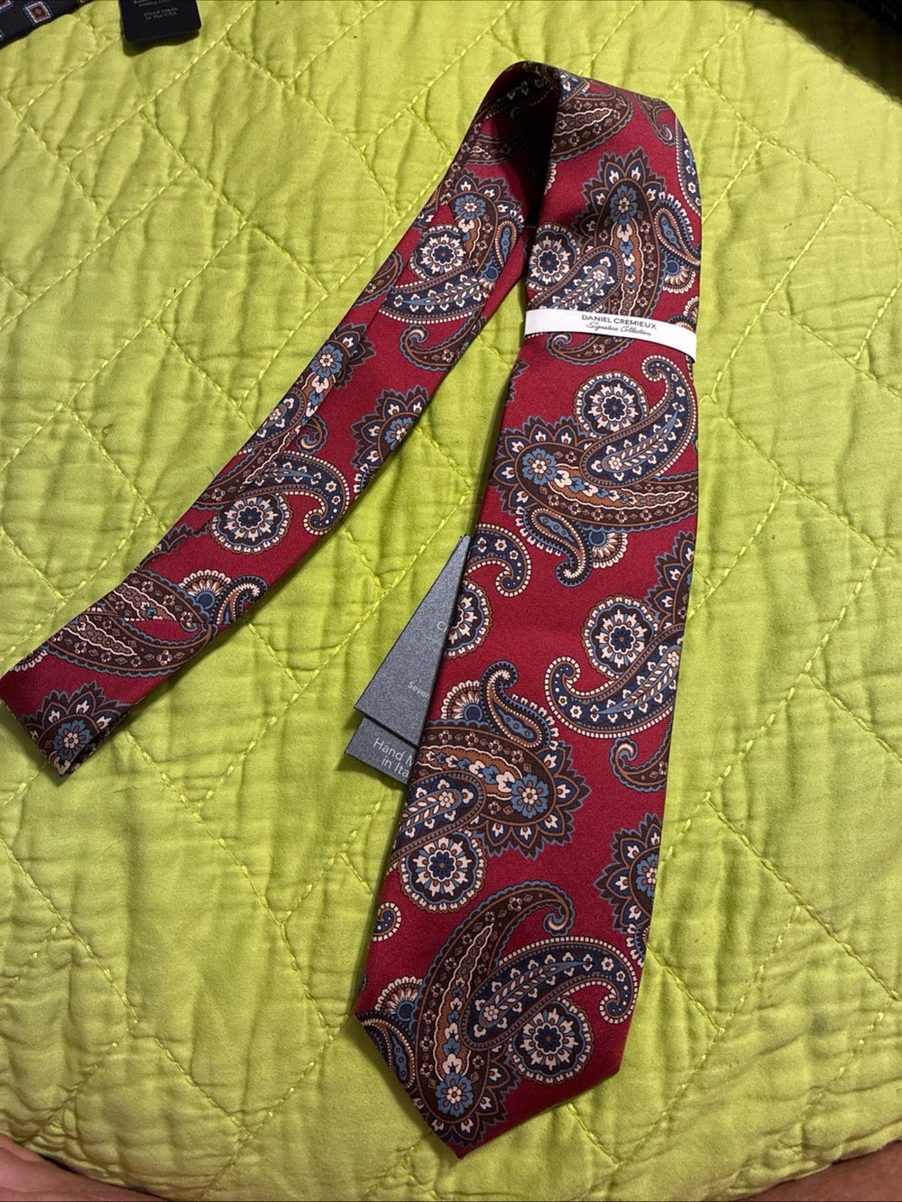 Danielle Cremieux made in Italy limited edition mens tie